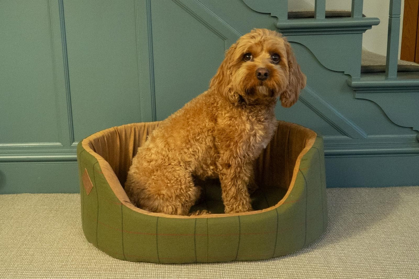 Danish Design "Green Tweed" Slumber Dog Bed