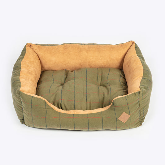 Danish Design "Green Tweed" Snuggle Dog Bed