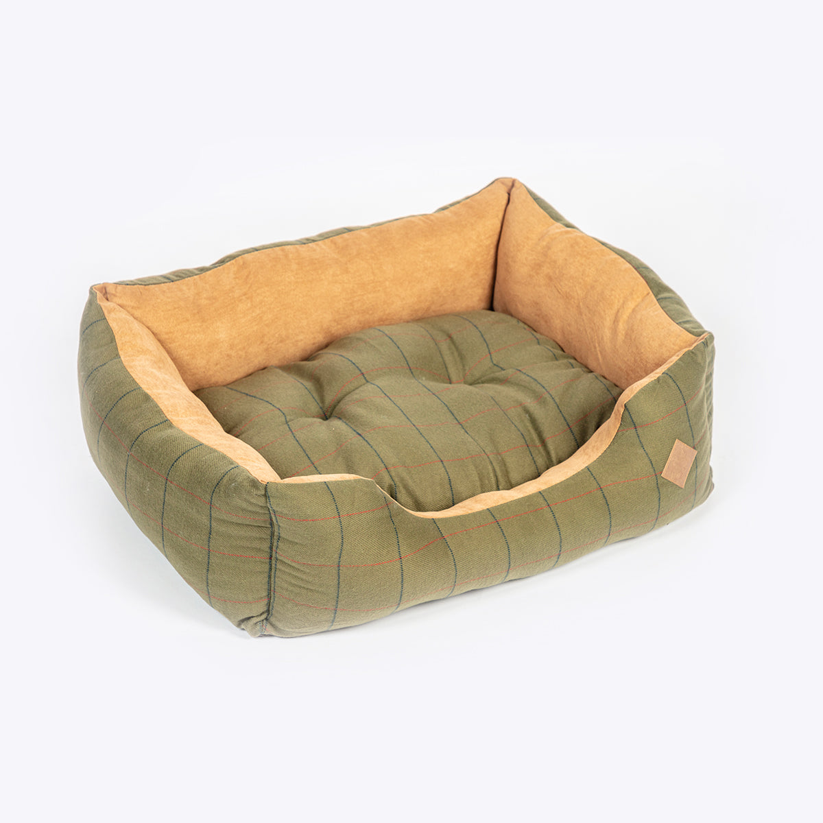 Danish Design "Green Tweed" Snuggle Dog Bed