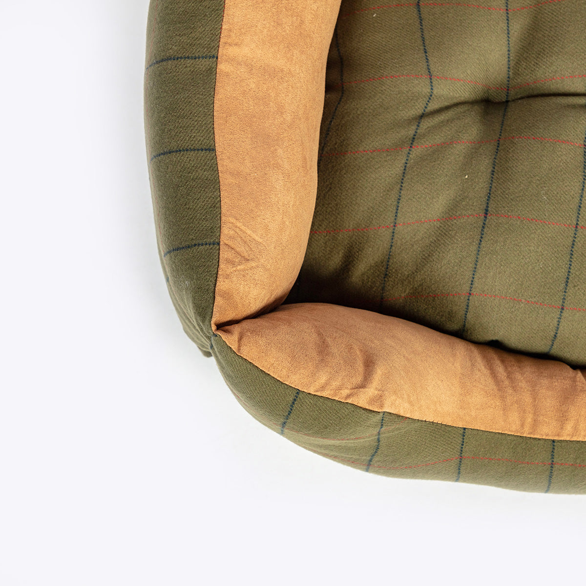 Danish Design "Green Tweed" Snuggle Dog Bed