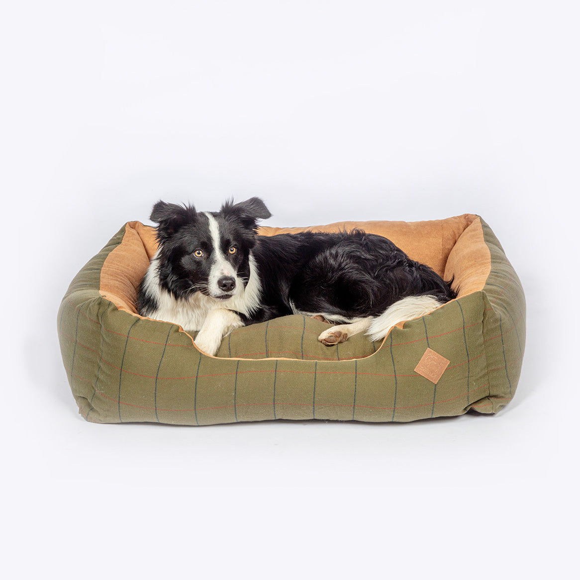 Danish Design "Green Tweed" Snuggle Dog Bed