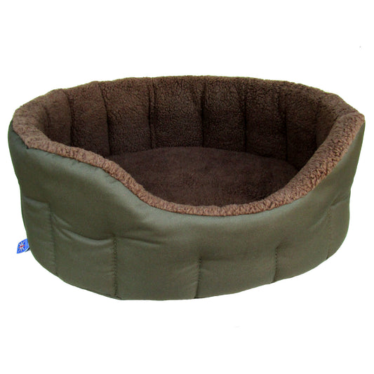 P&L Premium Heavy Duty Oval Bolster Style Dog Bed