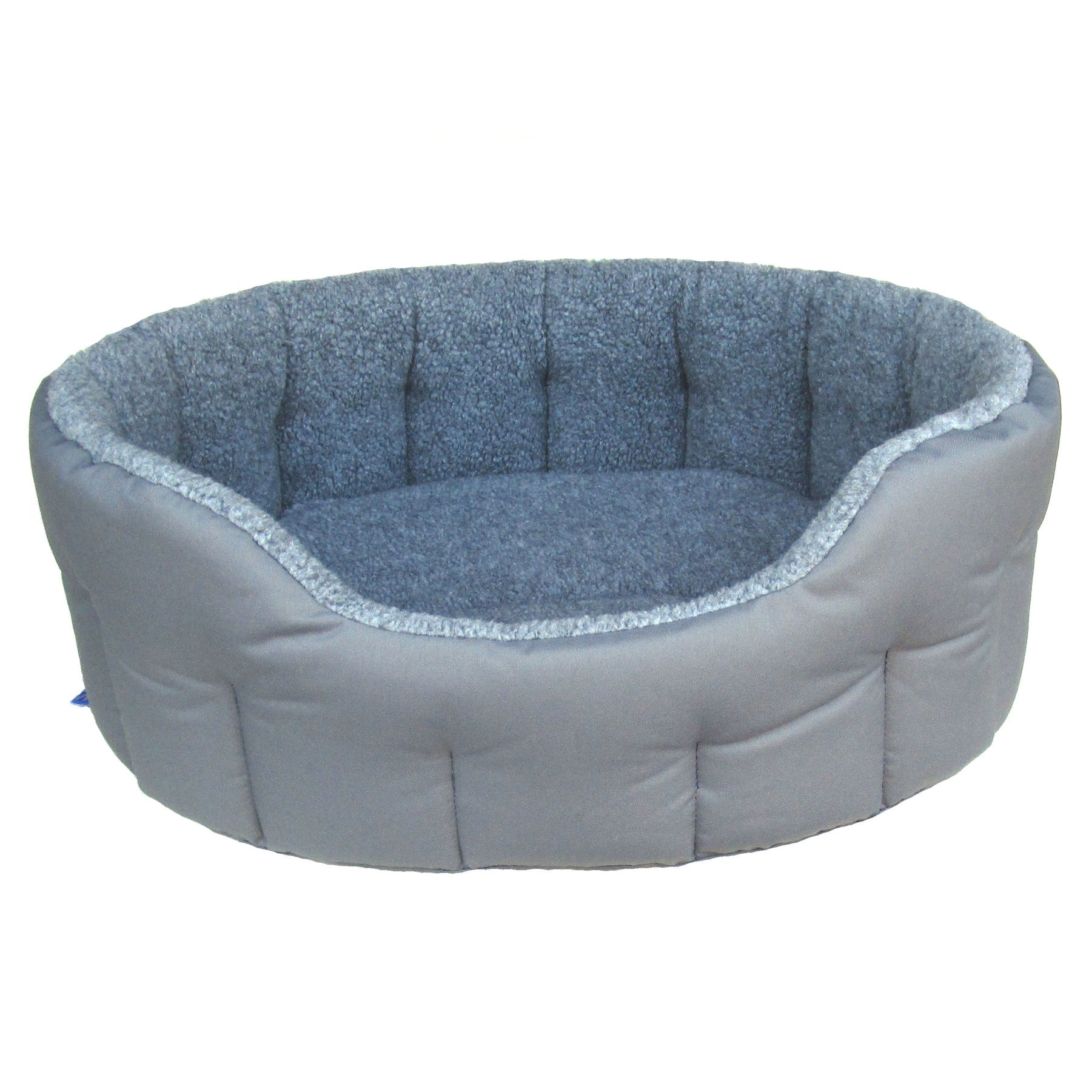 Oval bolster dog clearance bed