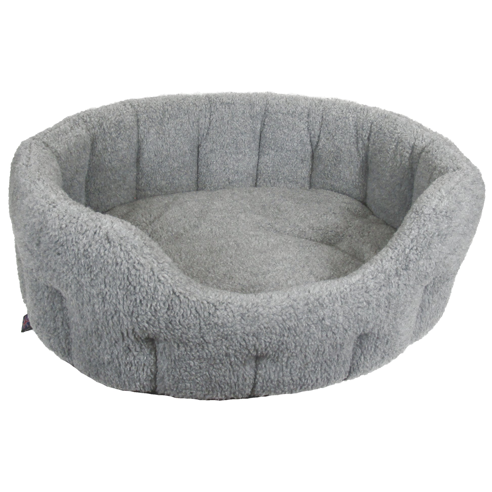 P&L Premium Oval Fleece Dog Bed