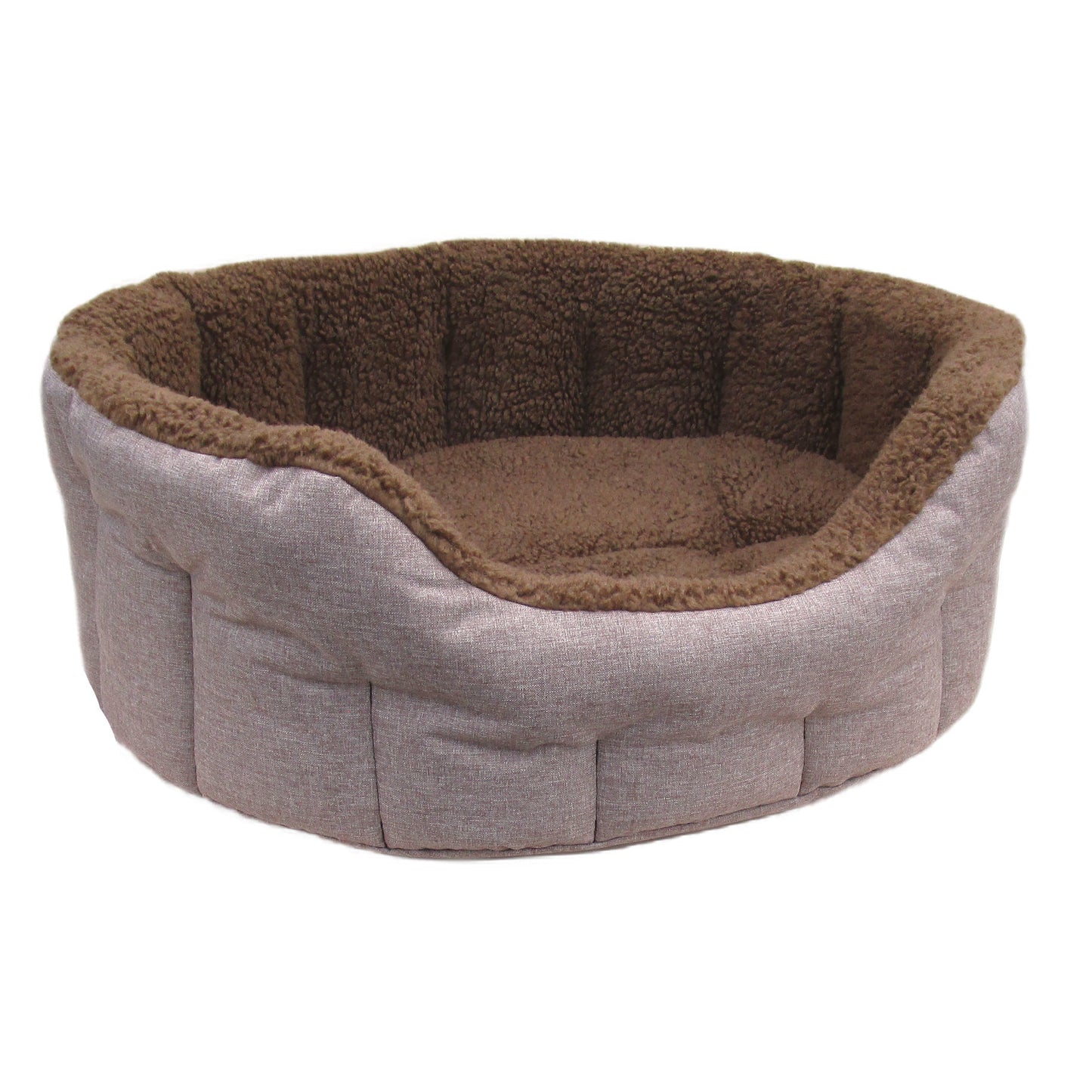 P&L Premium Heavy Duty Oval Bolster Style Dog Bed